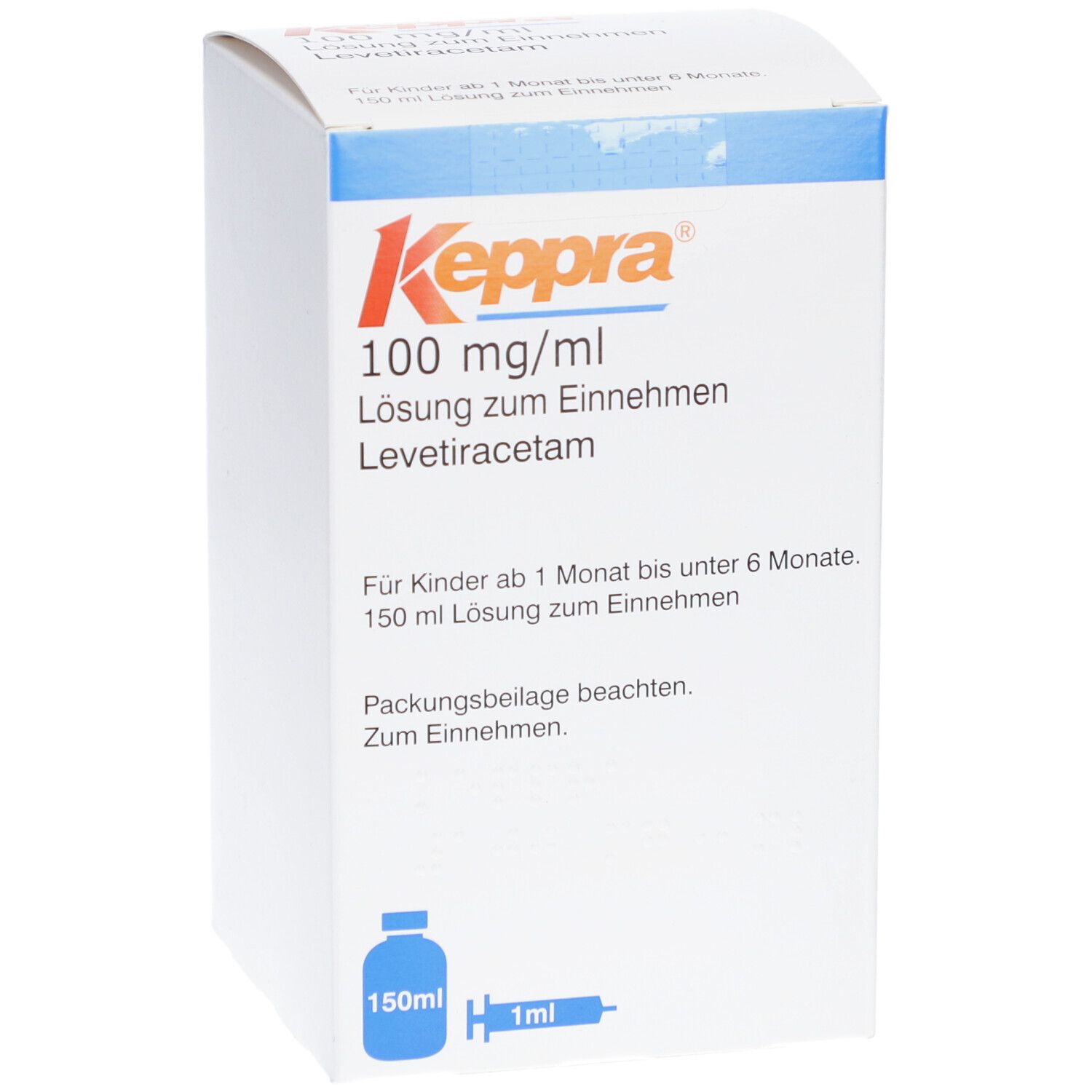 KEPPRA 100 mg/ml Lsg.z.Einnehmen 1ml Dos.Pipette