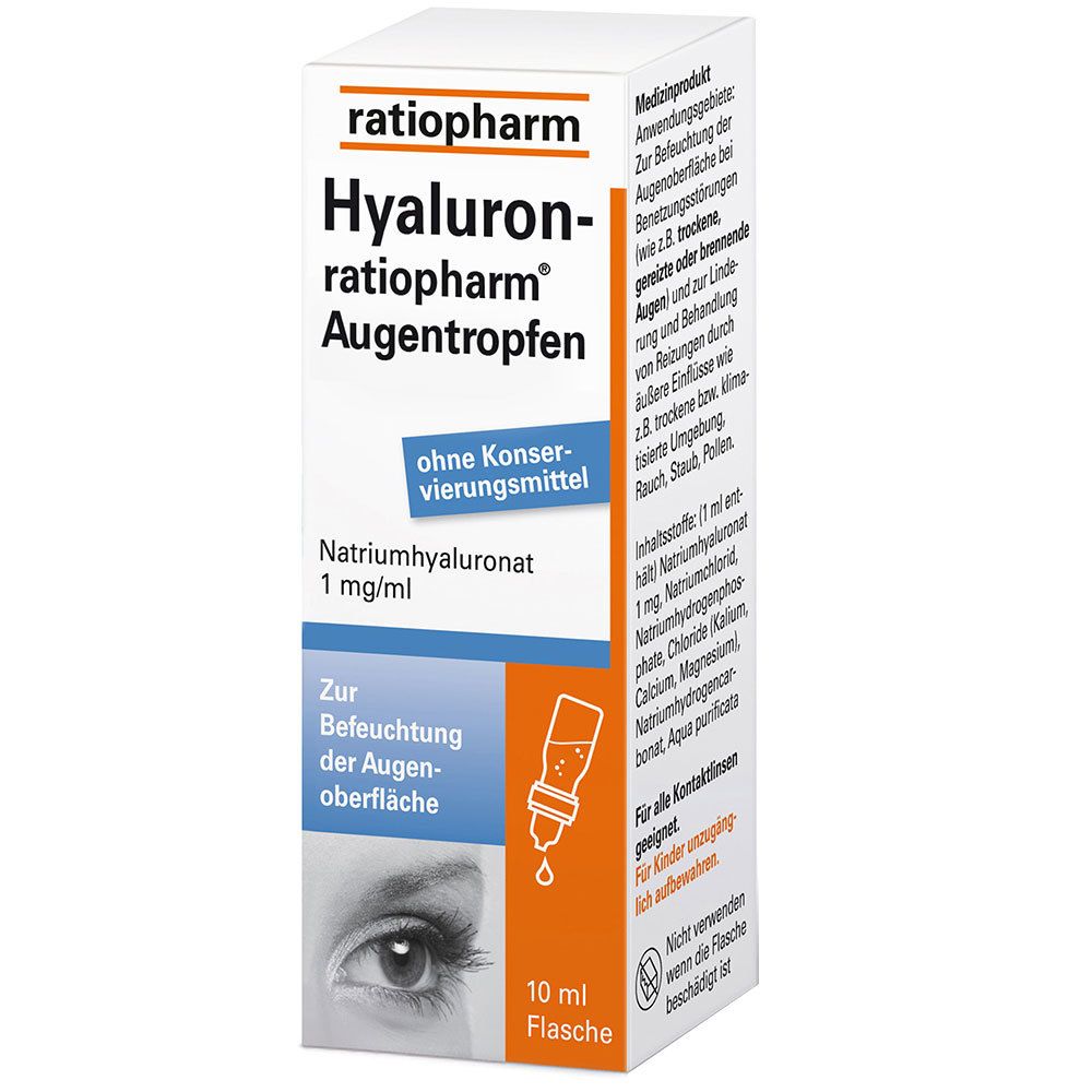 Hyaluron-ratiopharm® Augentropfen