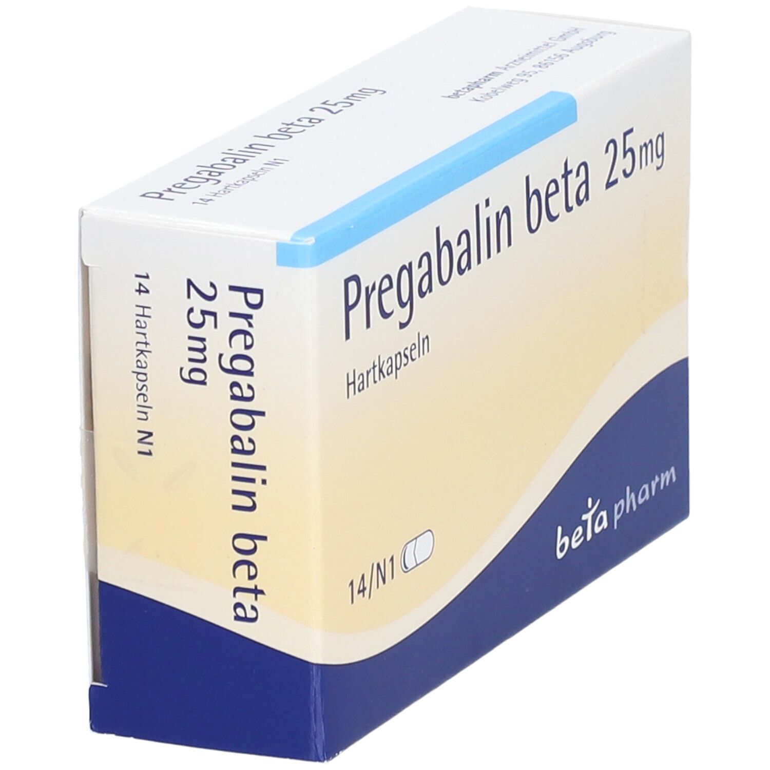 Pregabalin beta 25 mg Hartkapseln 14 St