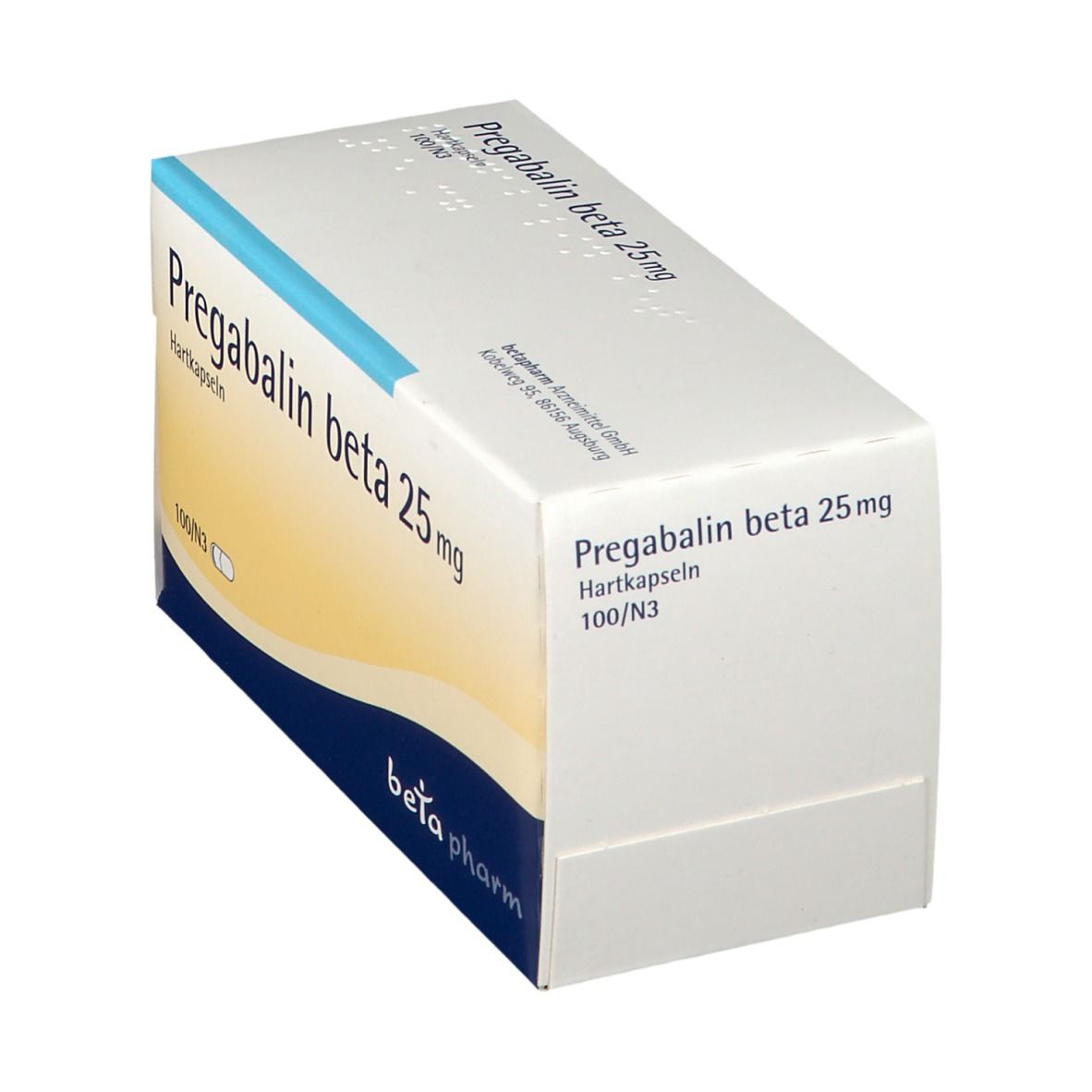 Pregabalin beta 25 mg Hartkapseln 100 St