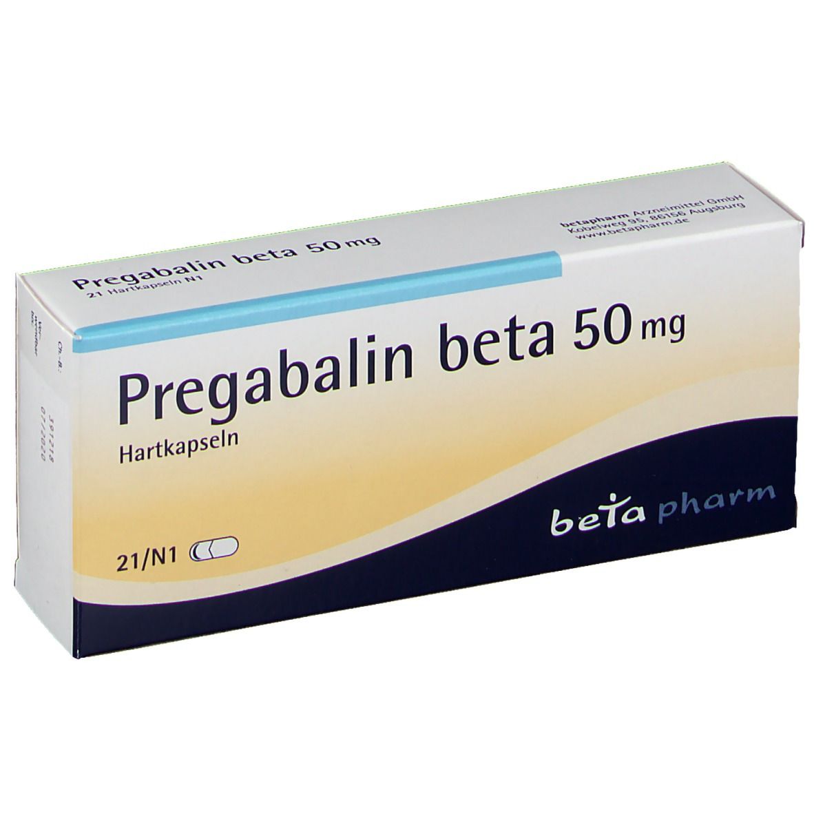 Pregabalin beta 50 mg