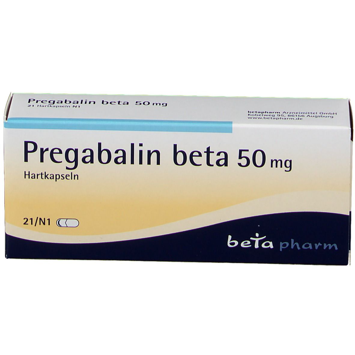 Pregabalin beta 50 mg