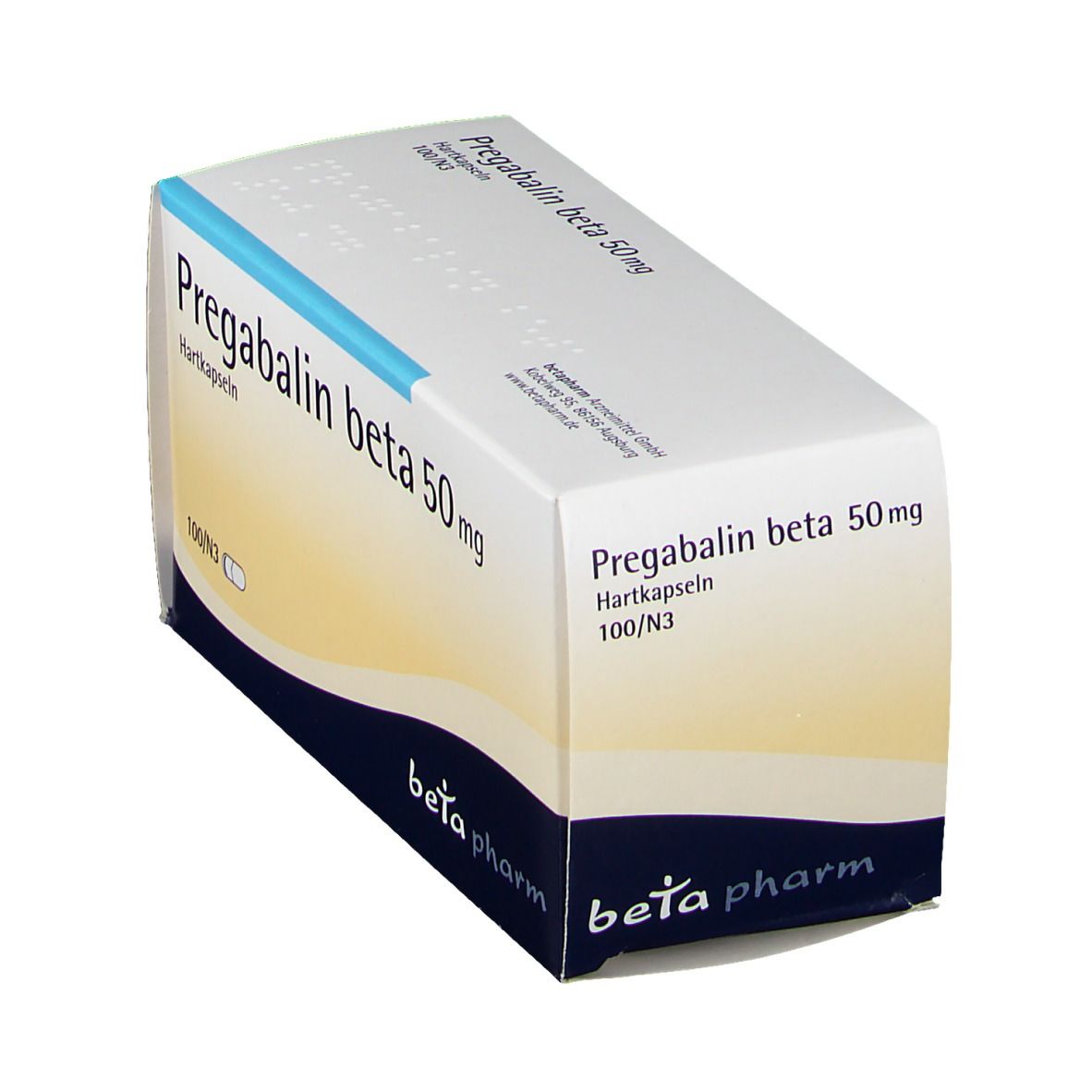 Pregabalin beta 50 mg Hartkapseln 100 St