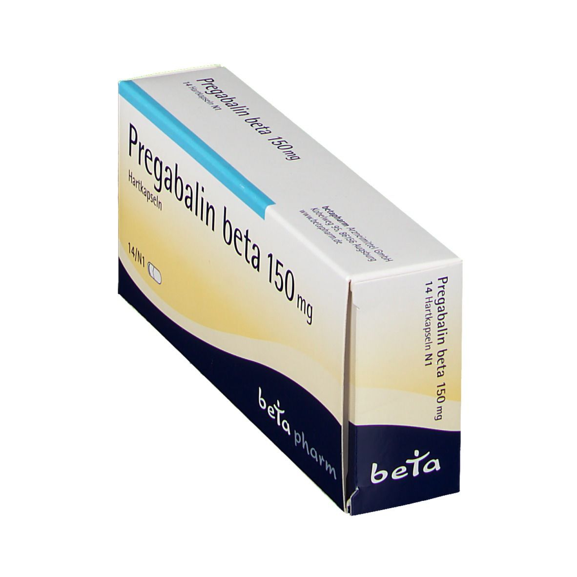 Pregabalin beta 150 mg Hartkapseln 14 St