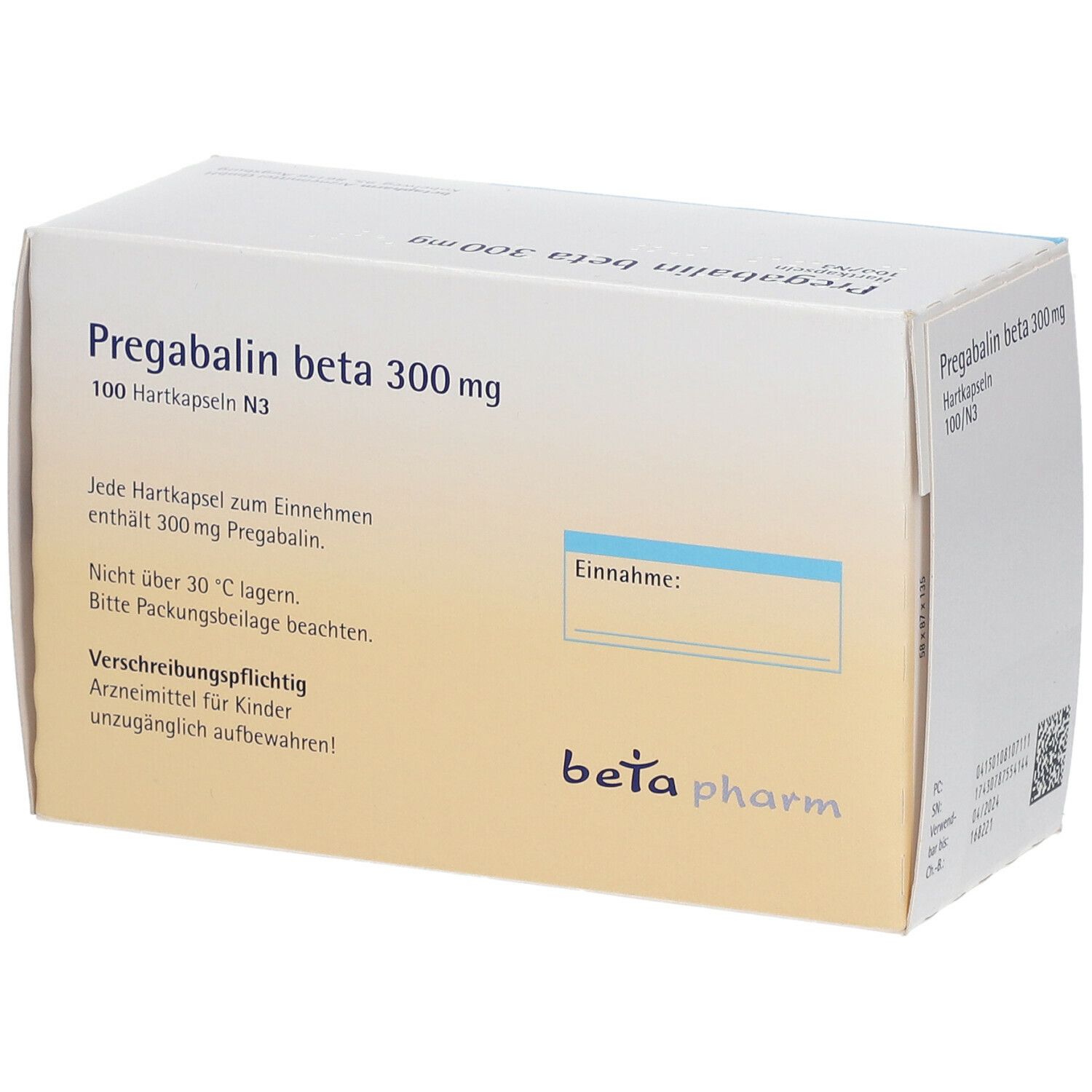 Pregabalin beta 300 mg