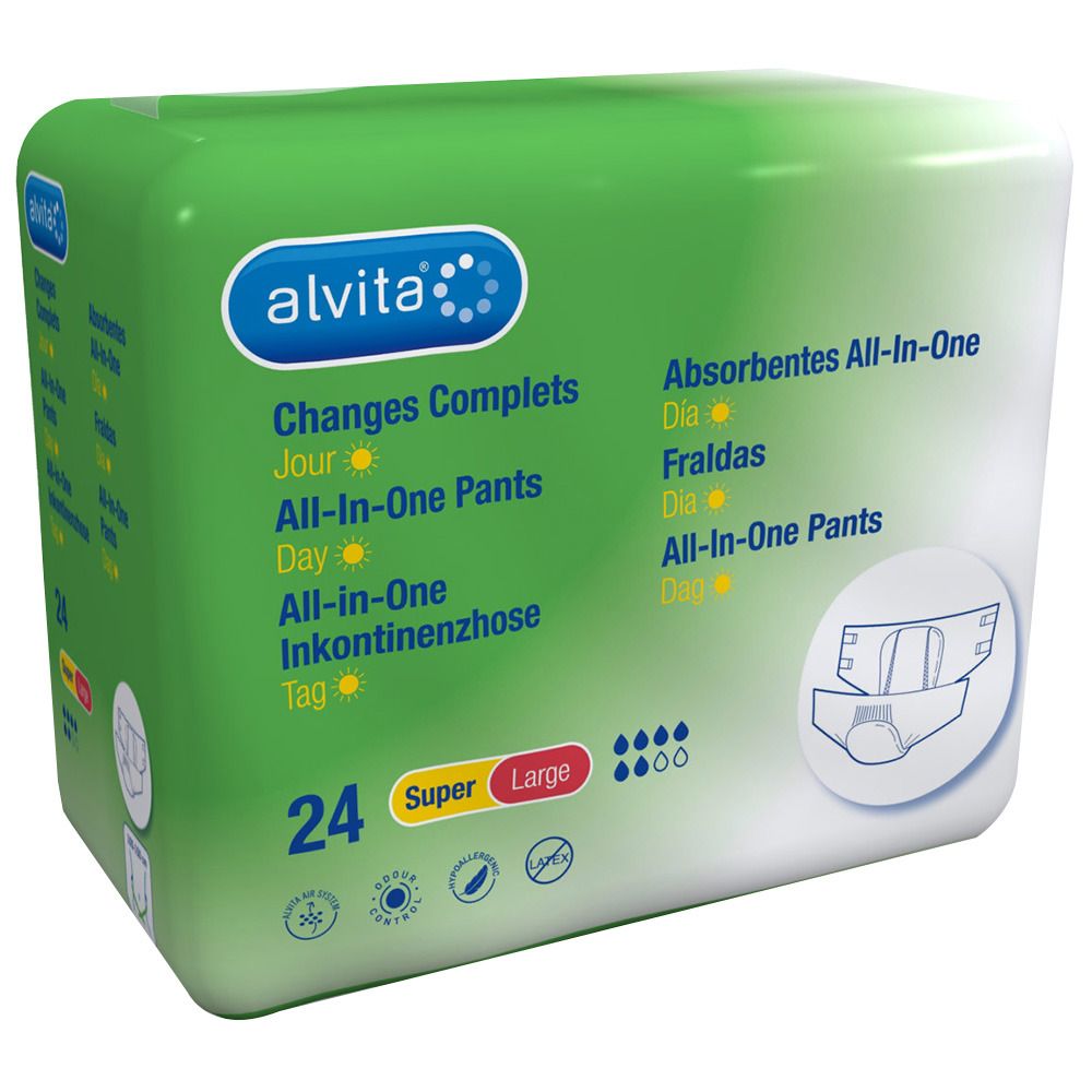 alvita® All-in-One Inkontinenzhose super large