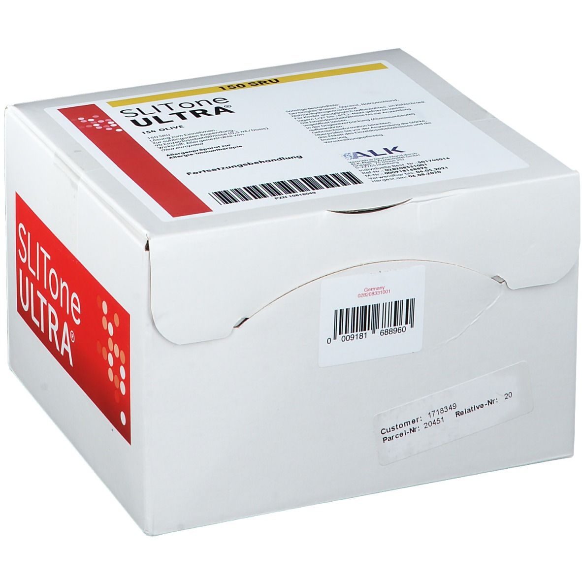 SLITONE ULTRA® 154 Olive Fortsetzungsbeh.Tropfen