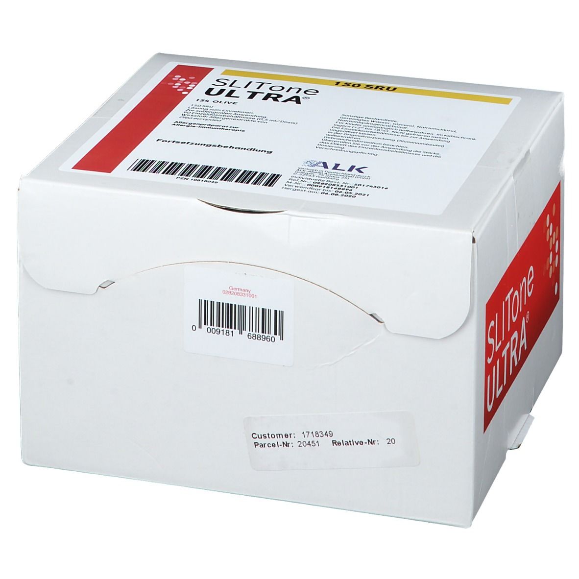 SLITONE ULTRA® 154 Olive Fortsetzungsbeh.Tropfen
