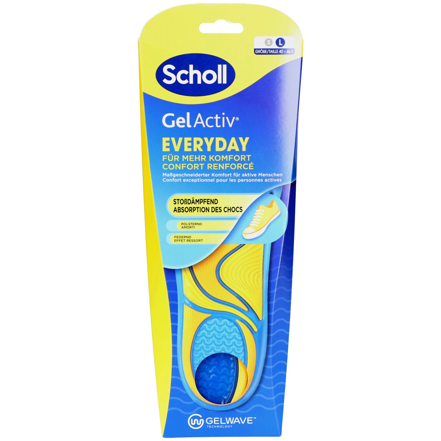 Scholl GelActiv Einlegesohlen Everyday men 2 St