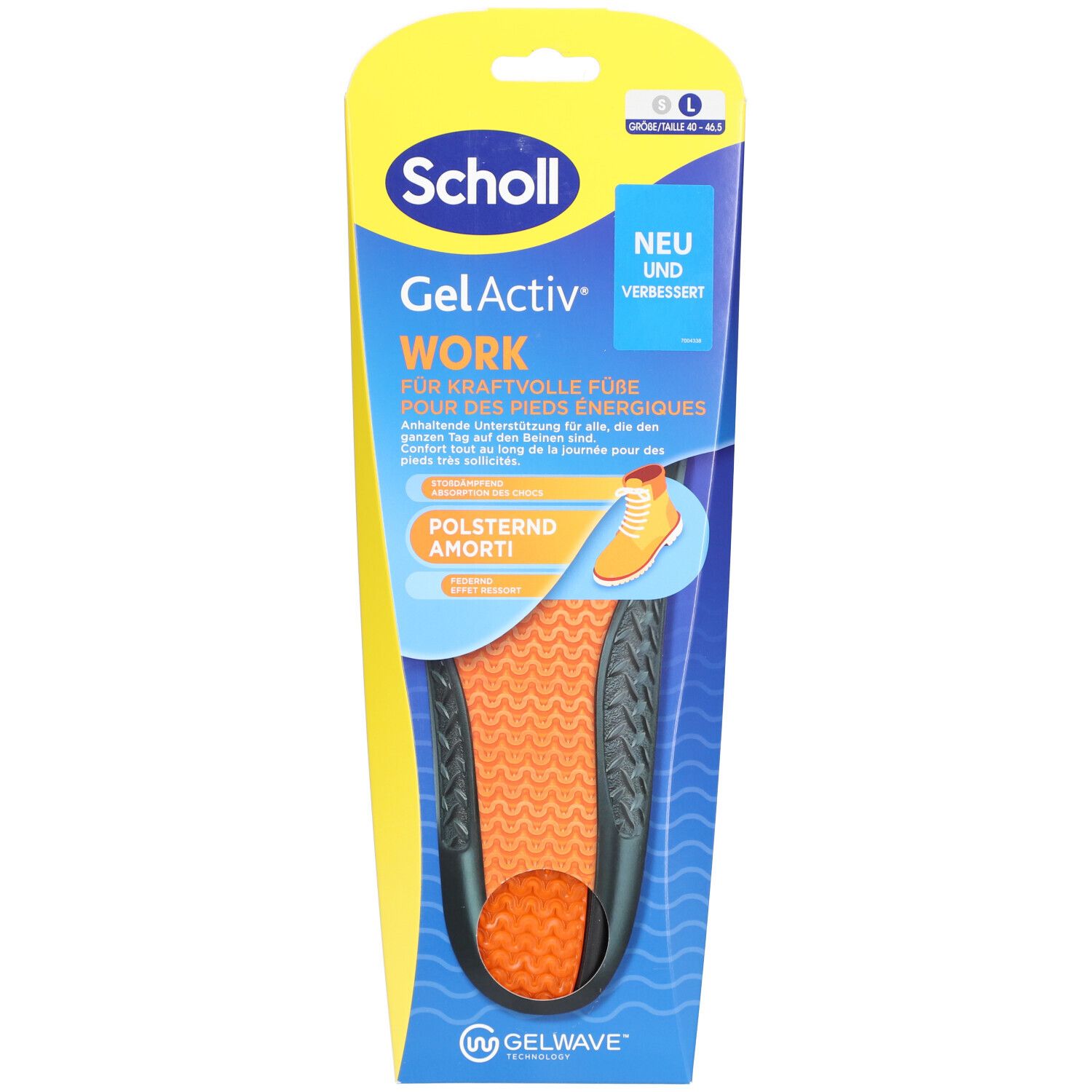 Scholl Gelactiv Einlegesohle Work men