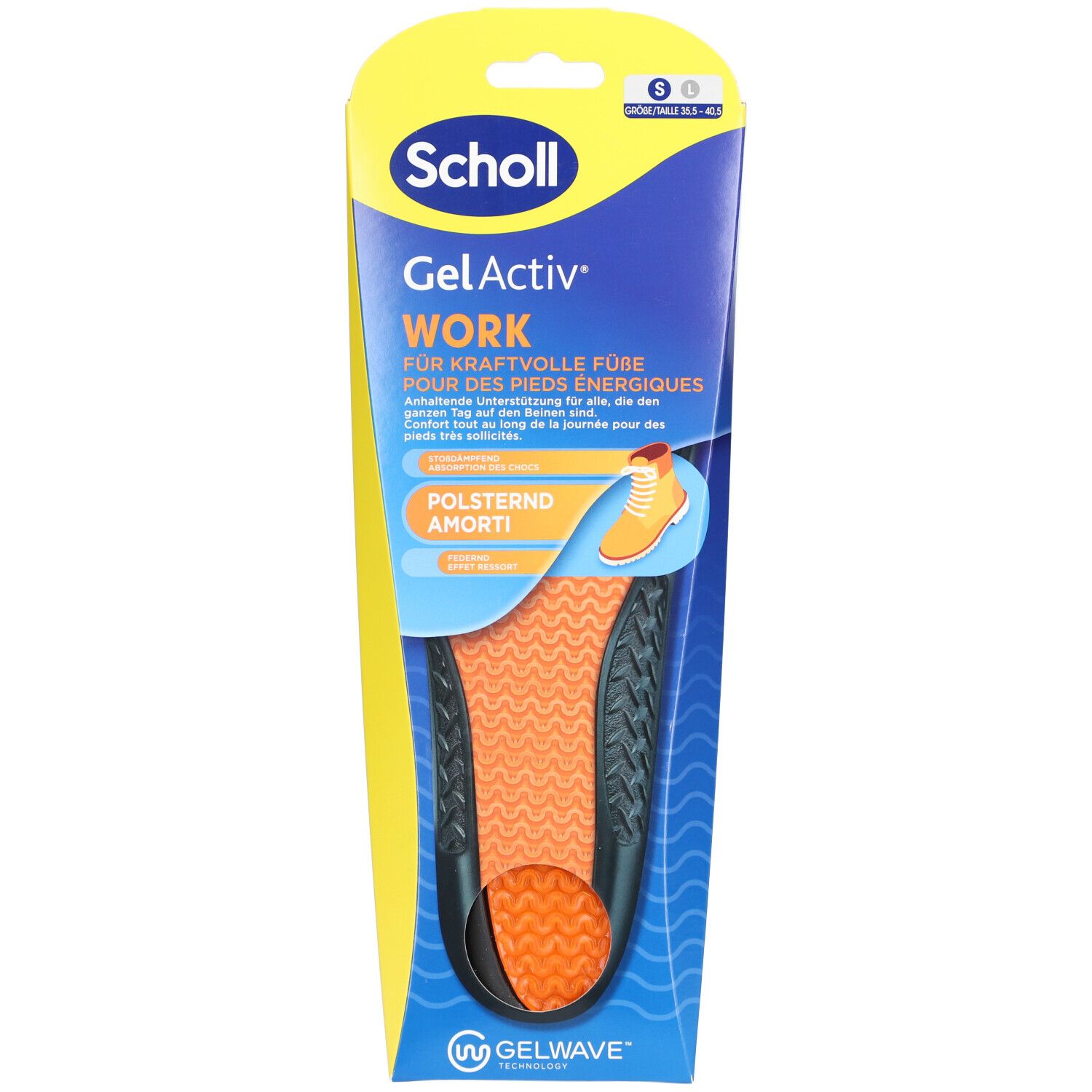 Scholl Gelactiv Einlegesohle Work women