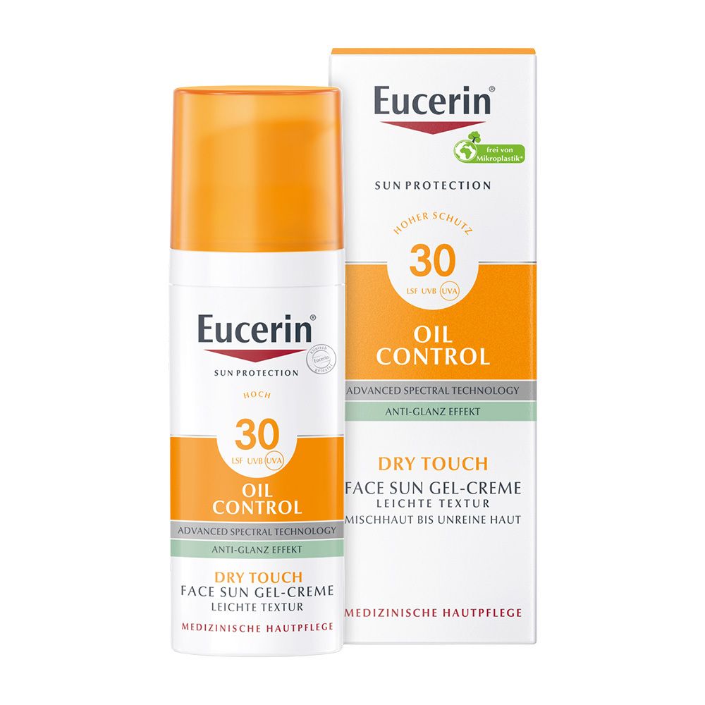 Eucerin® Oil Control Face Sun Gel-Creme LSF 30 + Eucerin Oil Control Body LSF50+ 50ml GRATIS