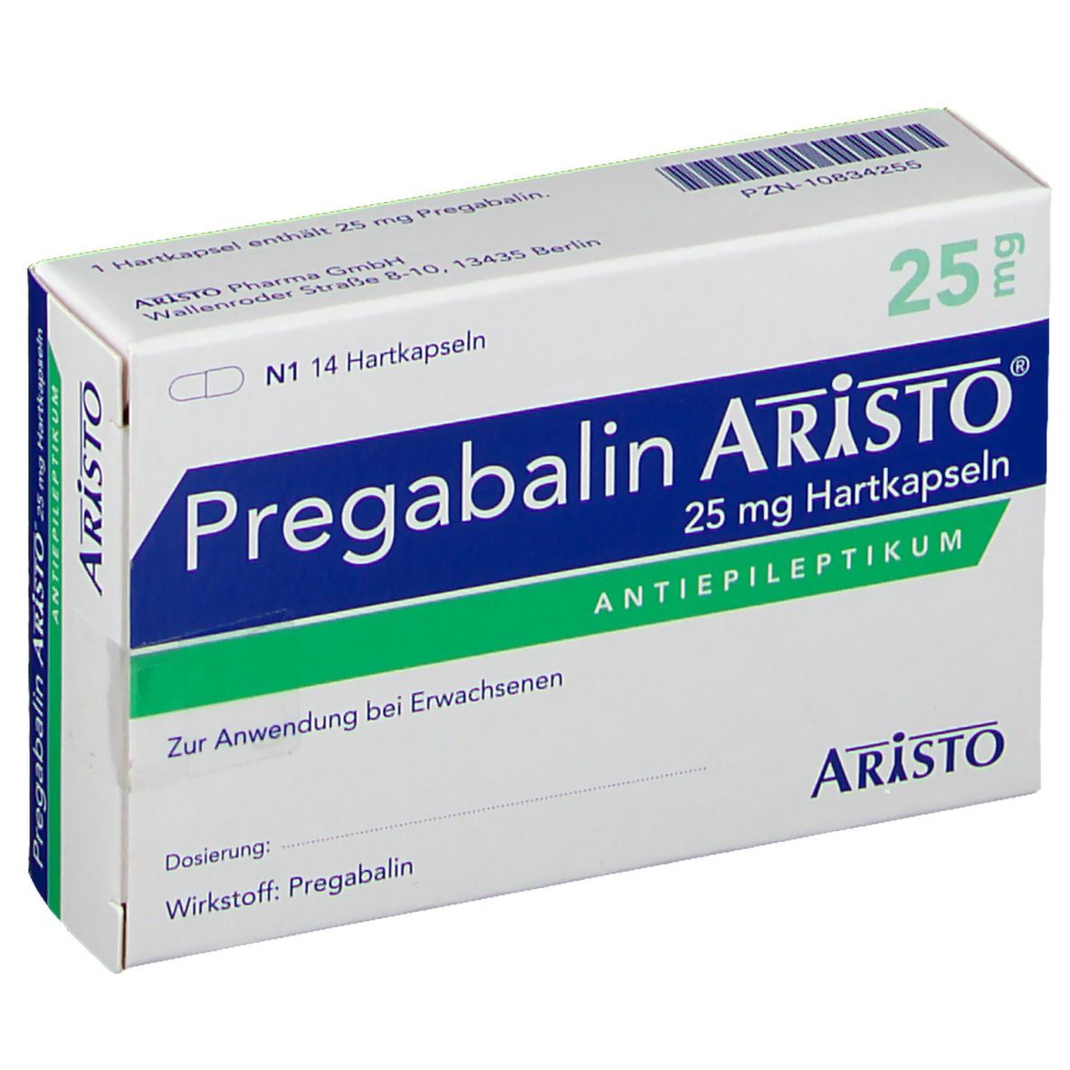 Pregabalin Aristo®25 mg