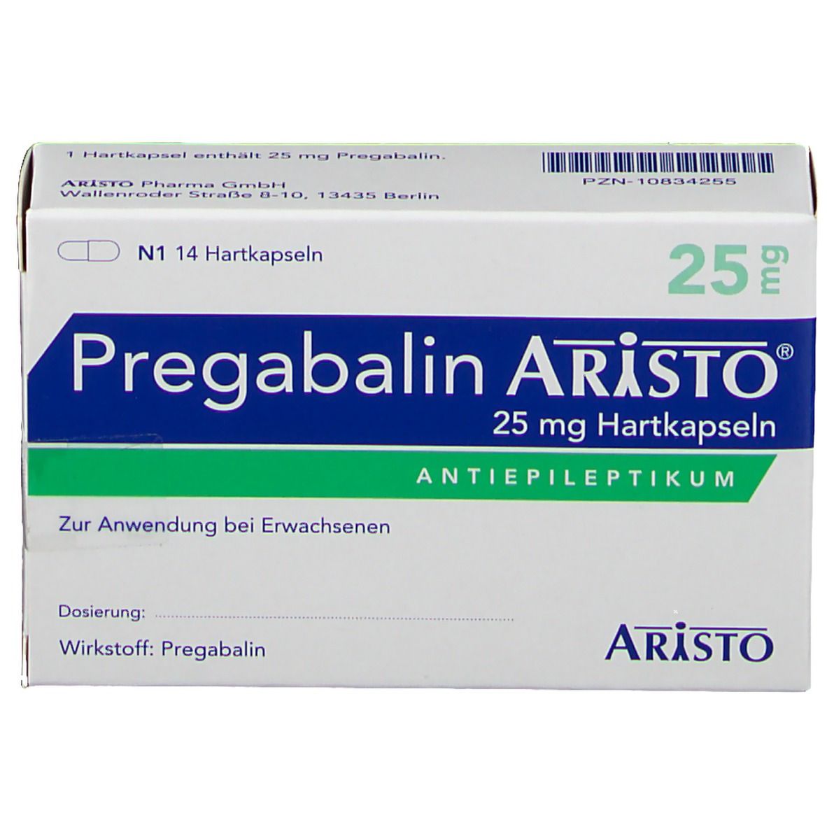 Pregabalin Aristo®25 mg