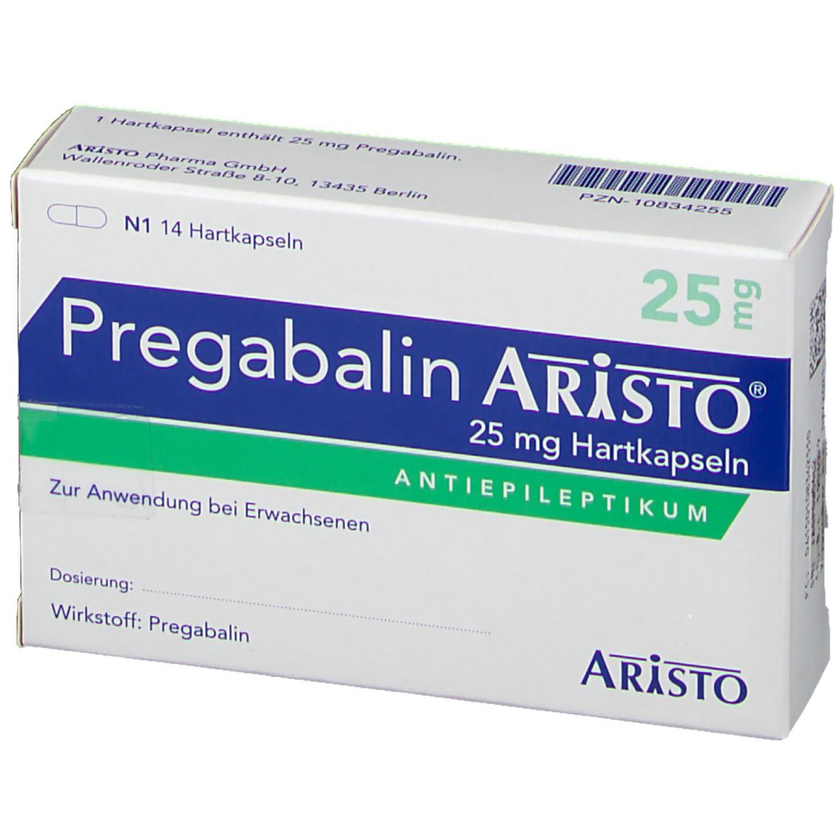 Pregabalin Aristo®25 mg