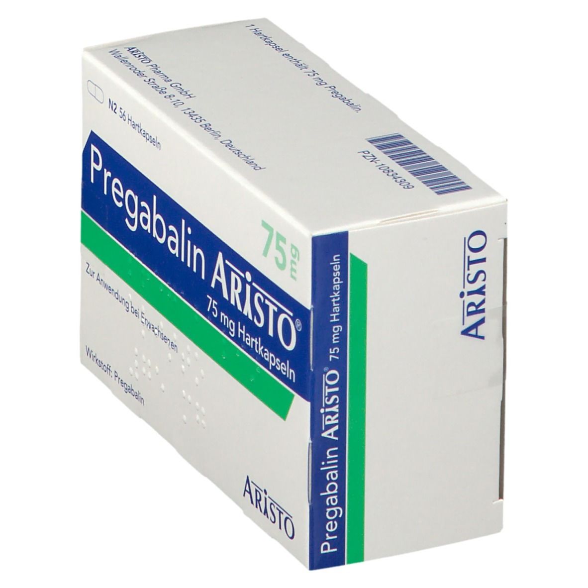 Pregabalin Aristo 75 mg Hartkapseln 56 St