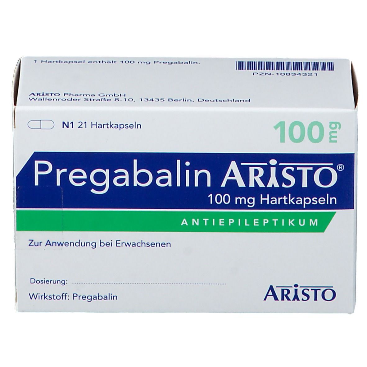 Pregabalin Aristo® 100 mg