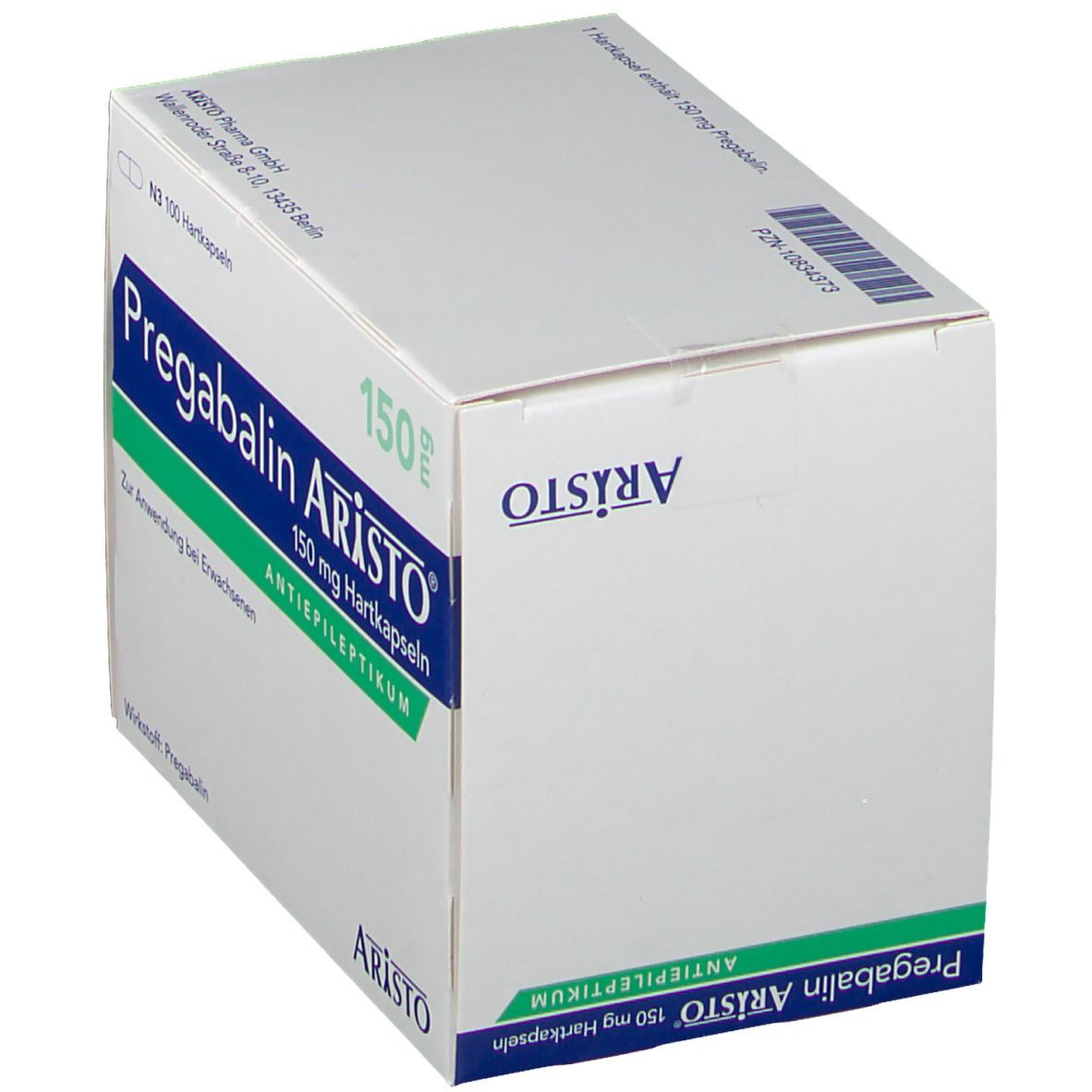 Pregabalin Aristo 150 mg Hartkapseln 100 St