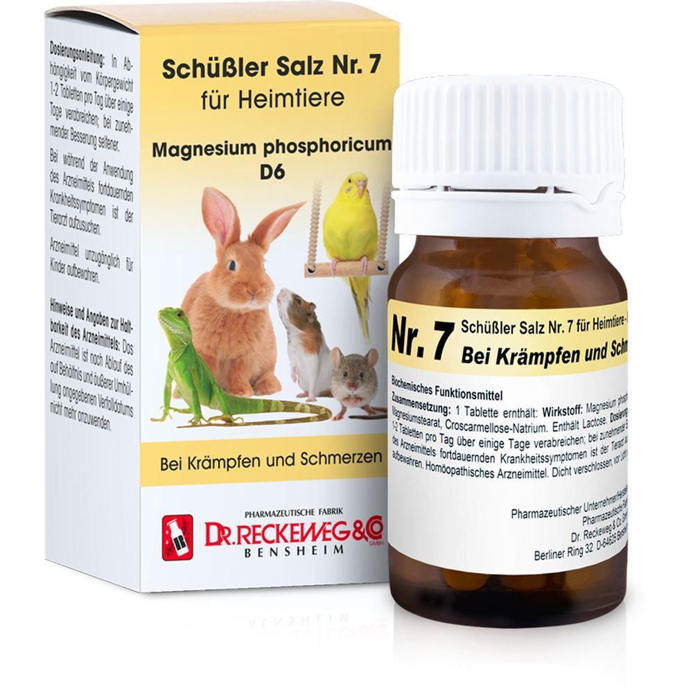 Schüßler Salz Nr. 7 für Heimtiere Magnesium phosphoricum D6