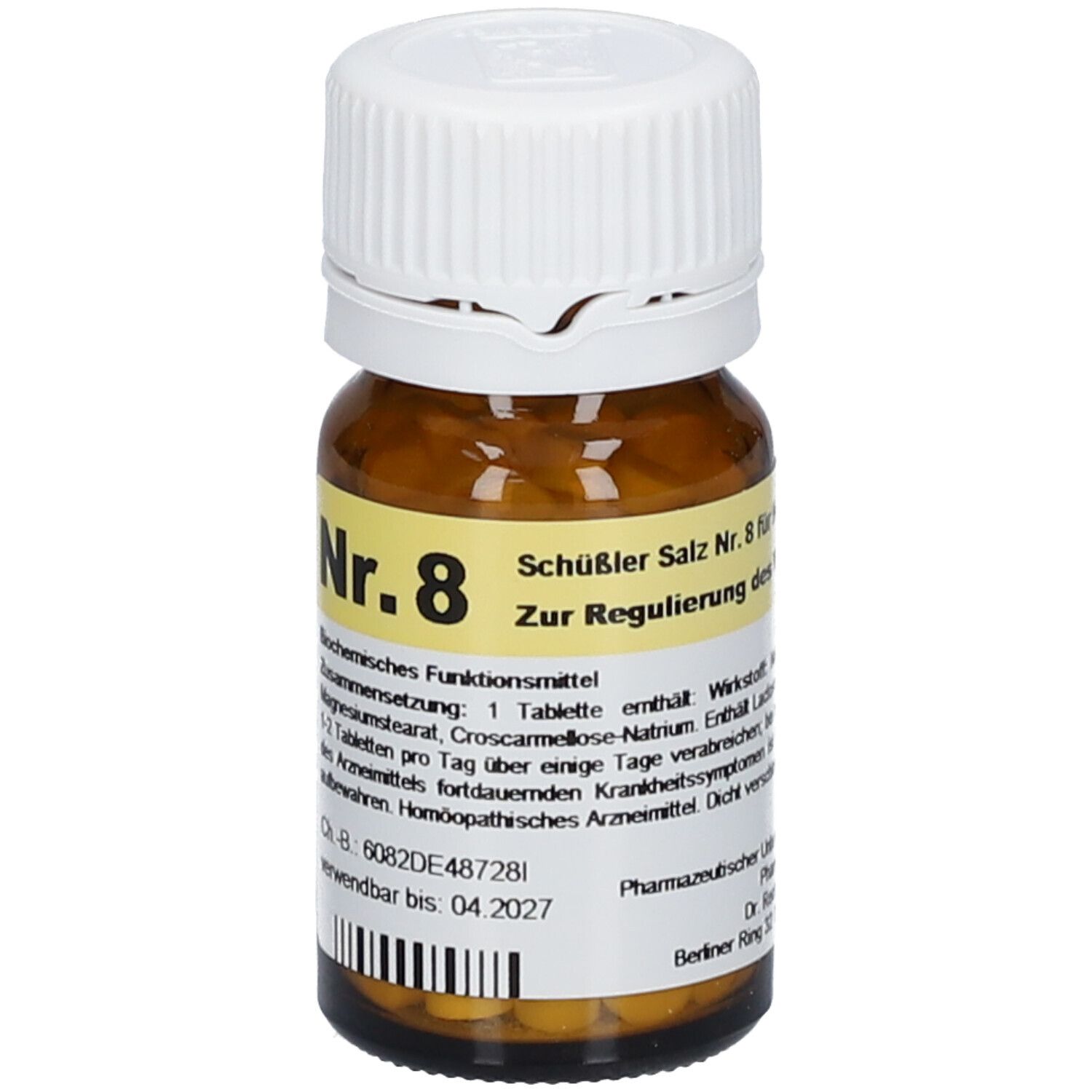 Schüßler Salz Nr. 8 für Heimtiere Natrium chloratum D6