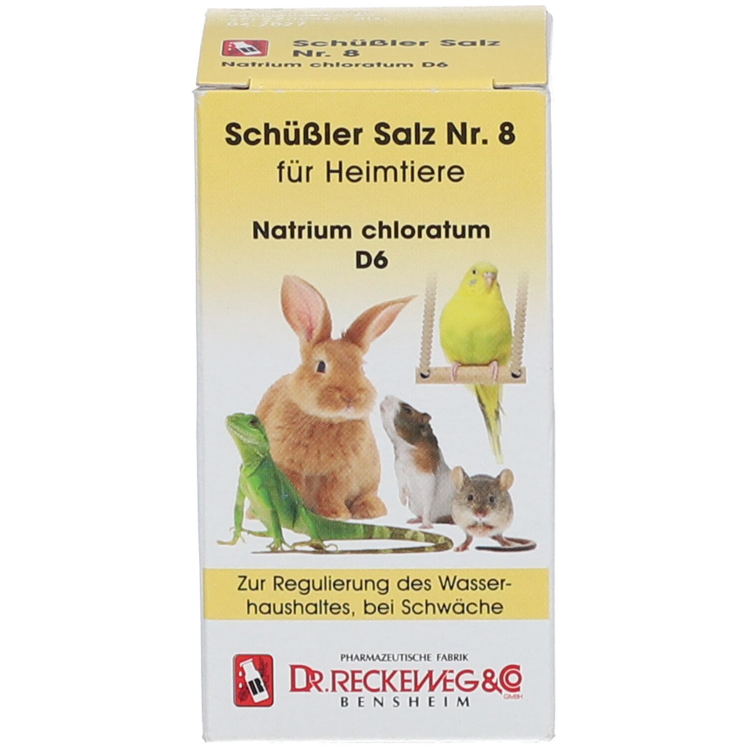 Schüßler Salz Nr. 8 für Heimtiere Natrium chloratum D6