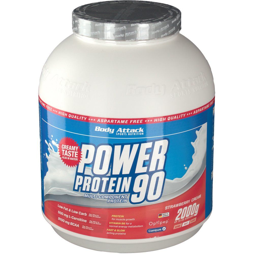 Body Attack Power Protein 90 Strawberry Cream