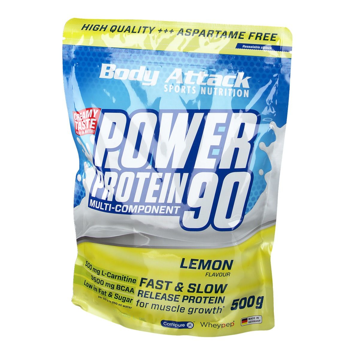 Body Attack Power Protein 90 Lemon Curd Cream 500 G - Shop Apotheke