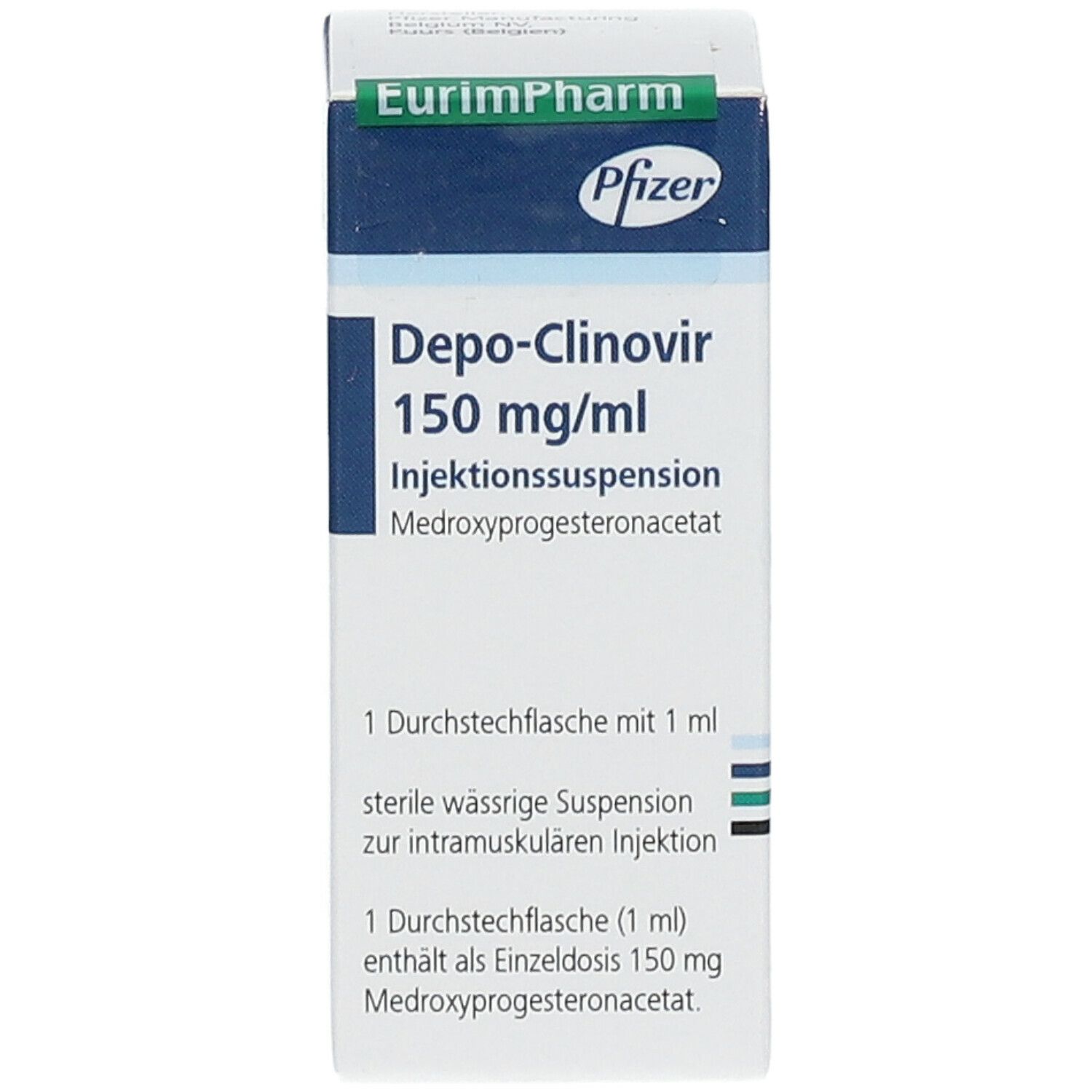 DEPO-CLINOVIR 150 mg/ml Injektionssusp.i.e.Dsfl.