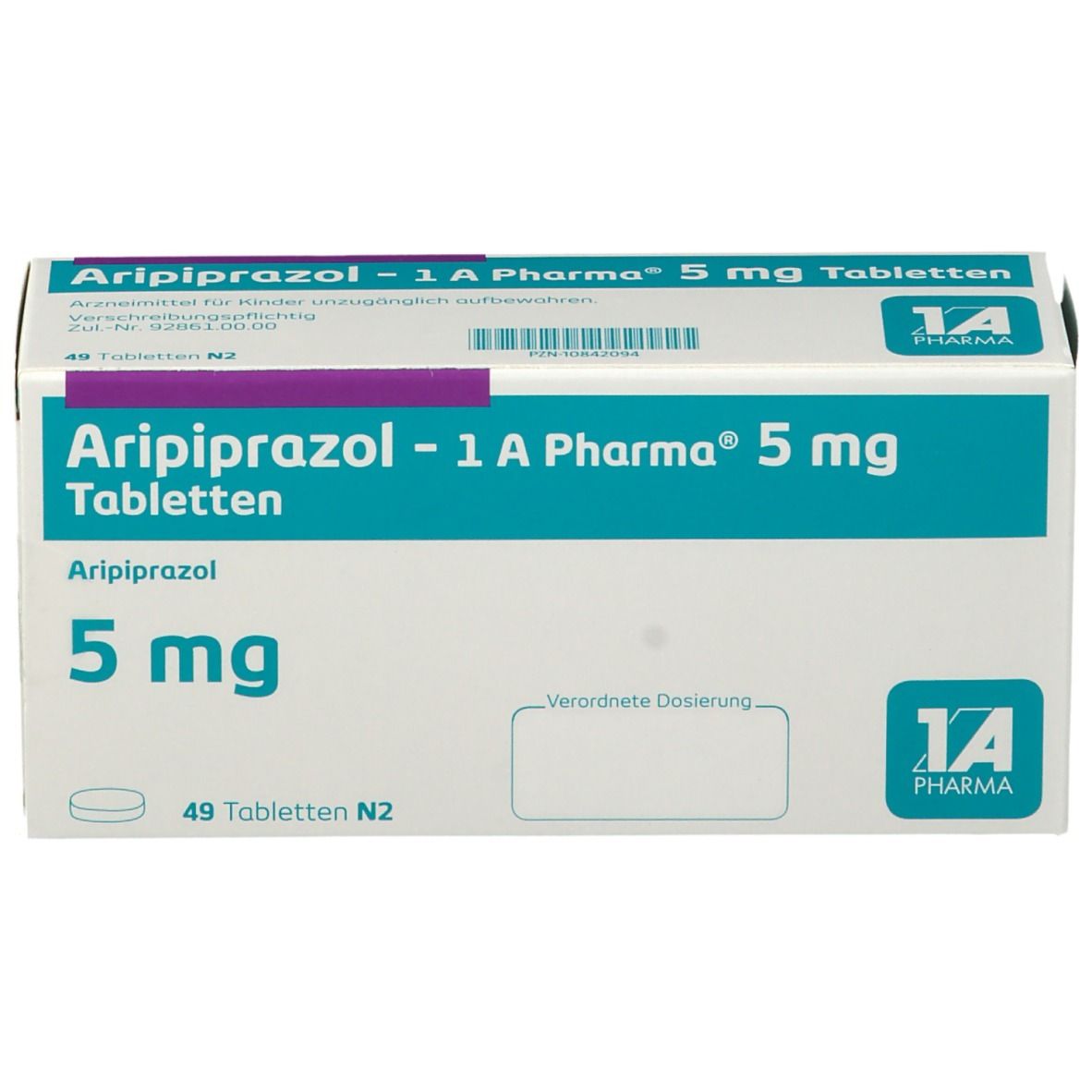 Aripiprazol - 1 A Pharma® 5 mg