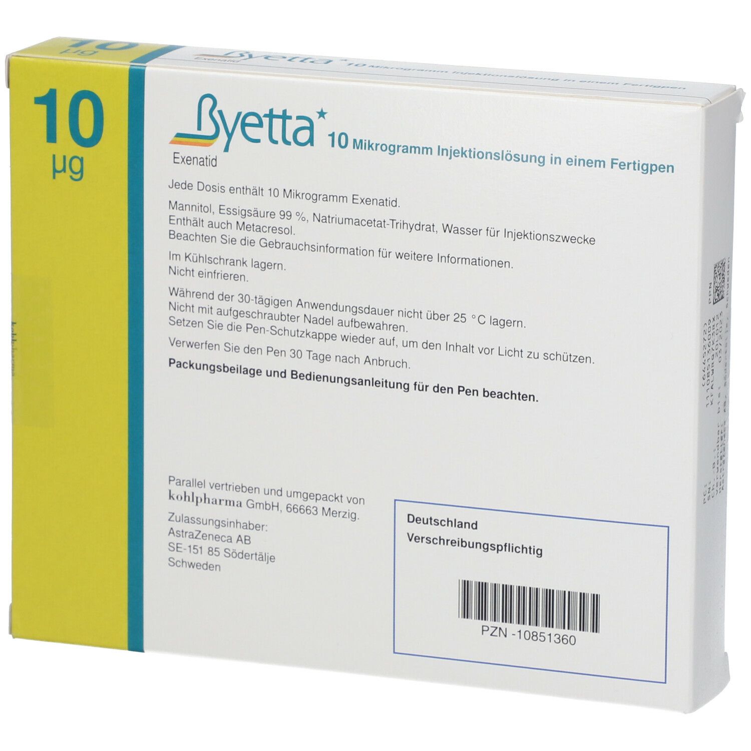 Byetta 10 µg