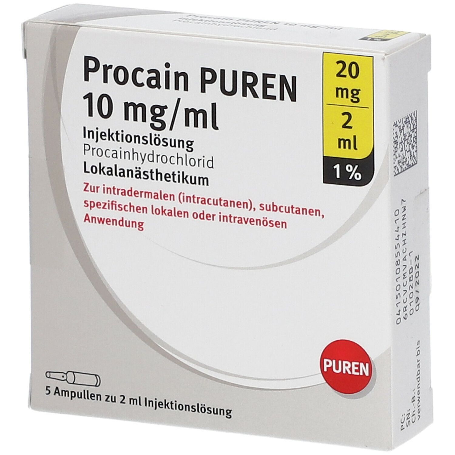 Procain PUREN 10mg/ml