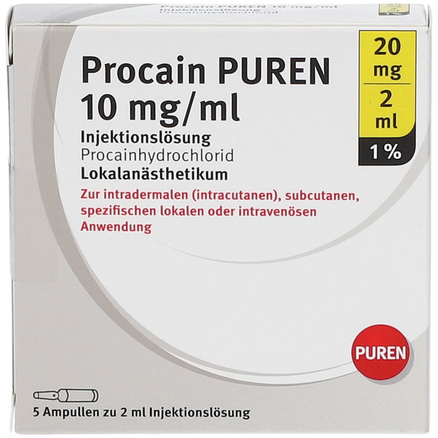 Procain PUREN 10mg/ml