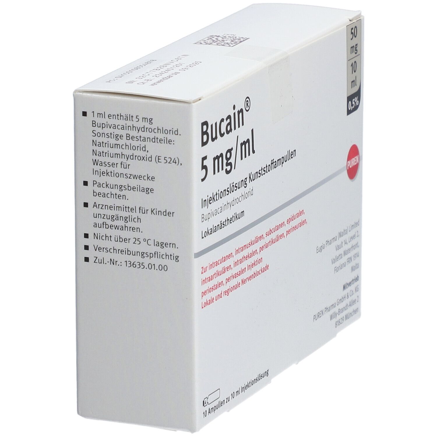 Bucain® 5 mg/ml