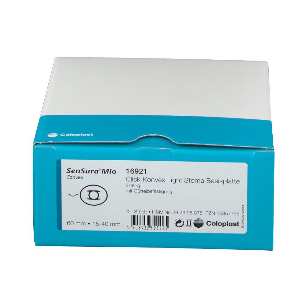 SenSura® Mio Click Basisplatte konvex light 15-40mm, 60mm