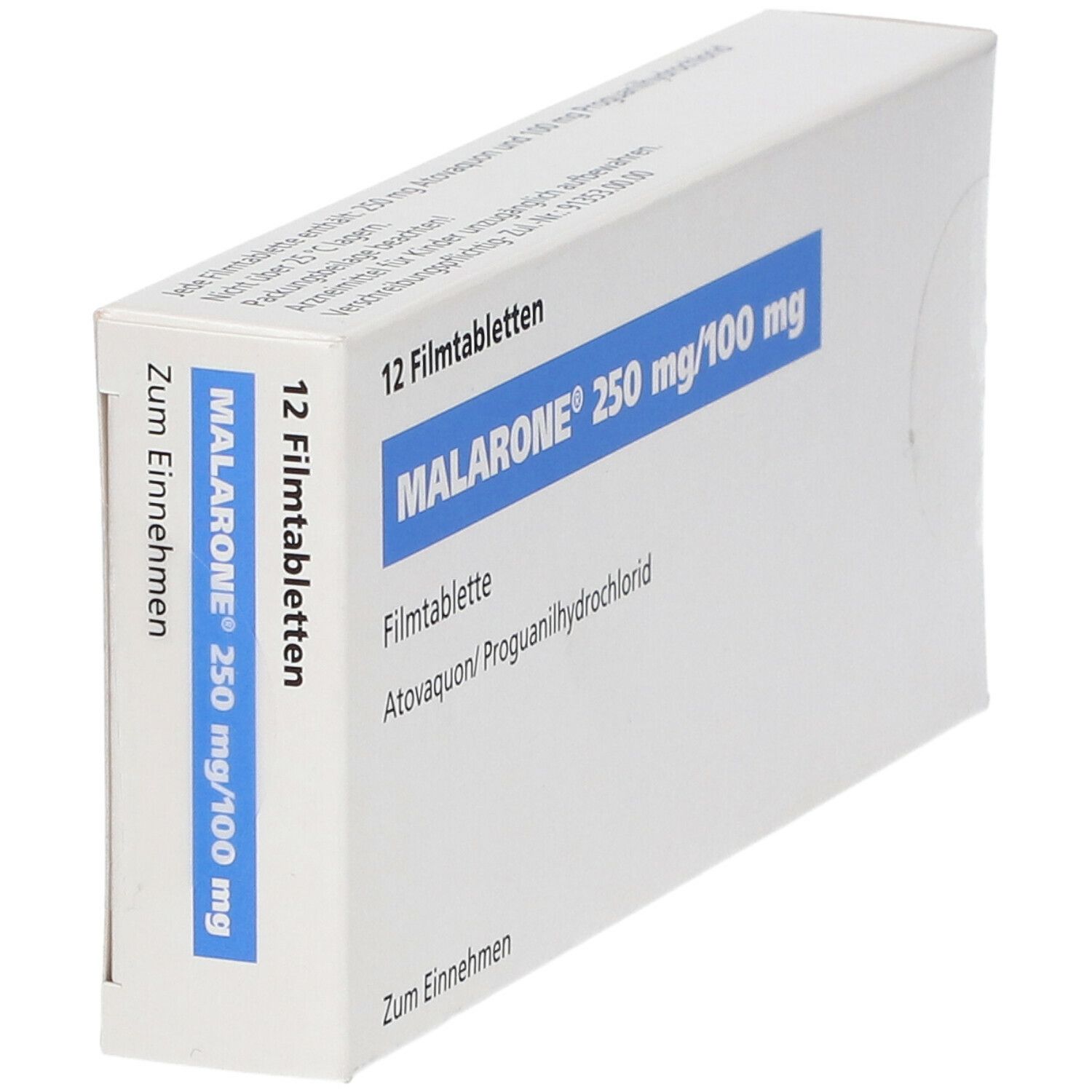 Malarone 250 mg/100 mg Filmtabletten 12 St