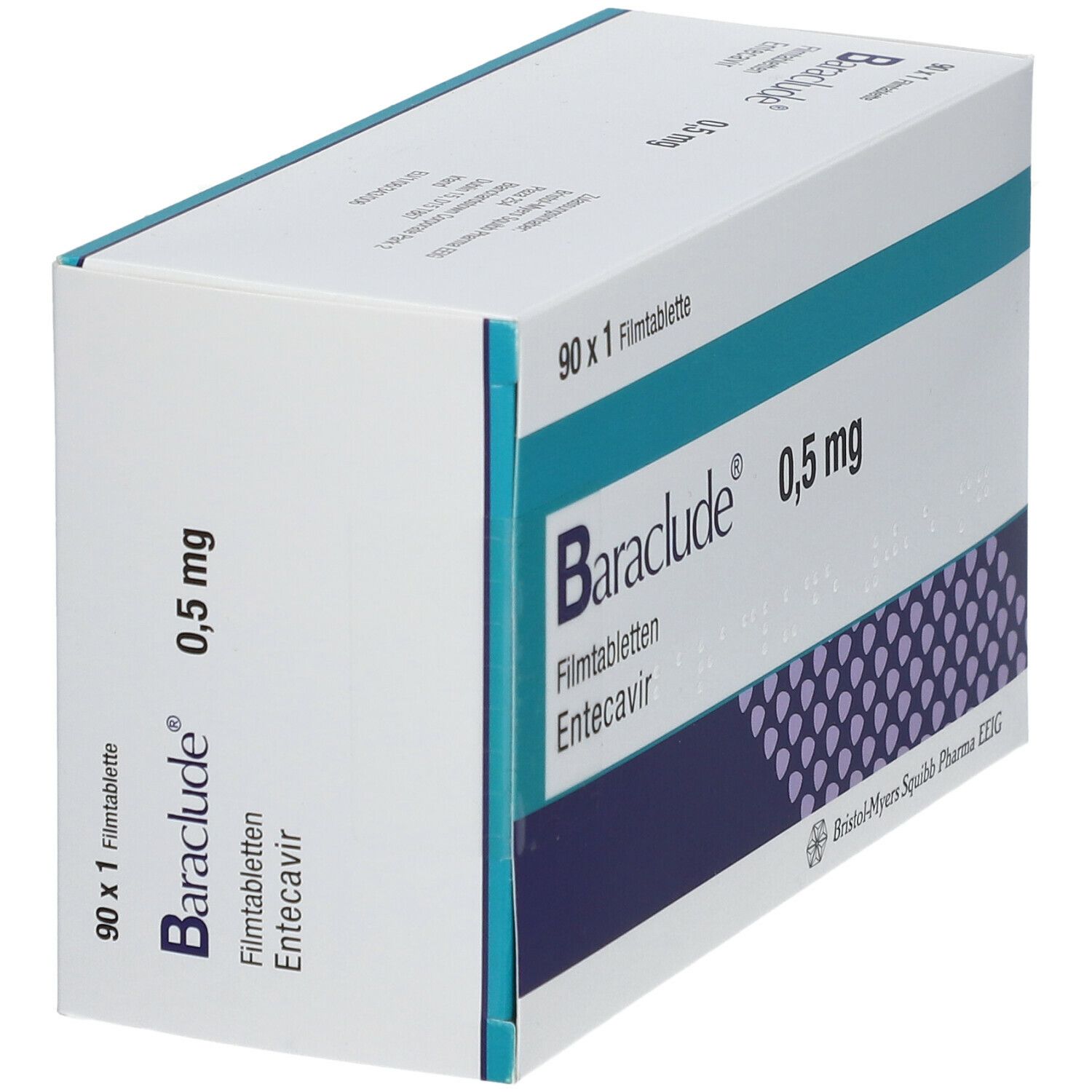 Baraclude 0,5 mg Filmtabletten 90 St