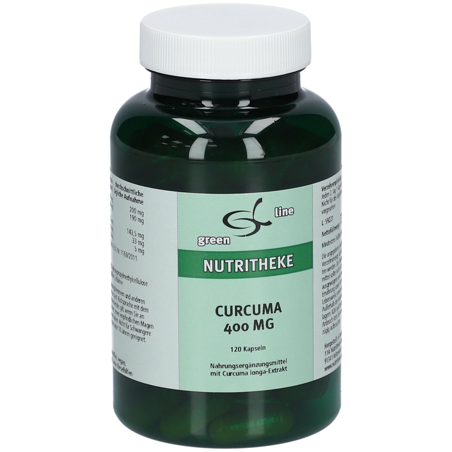 green line Curcuma 400 mg