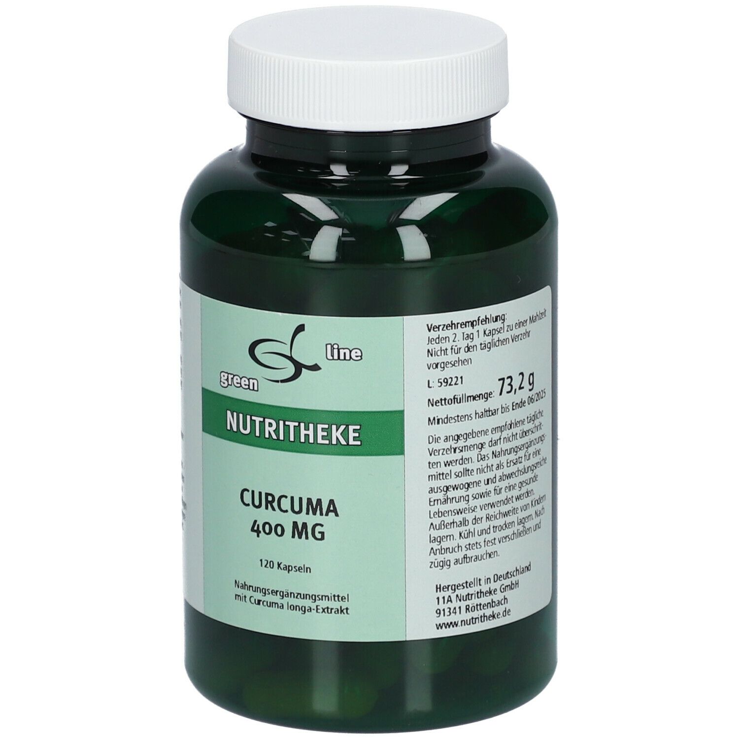 green line Curcuma 400 mg