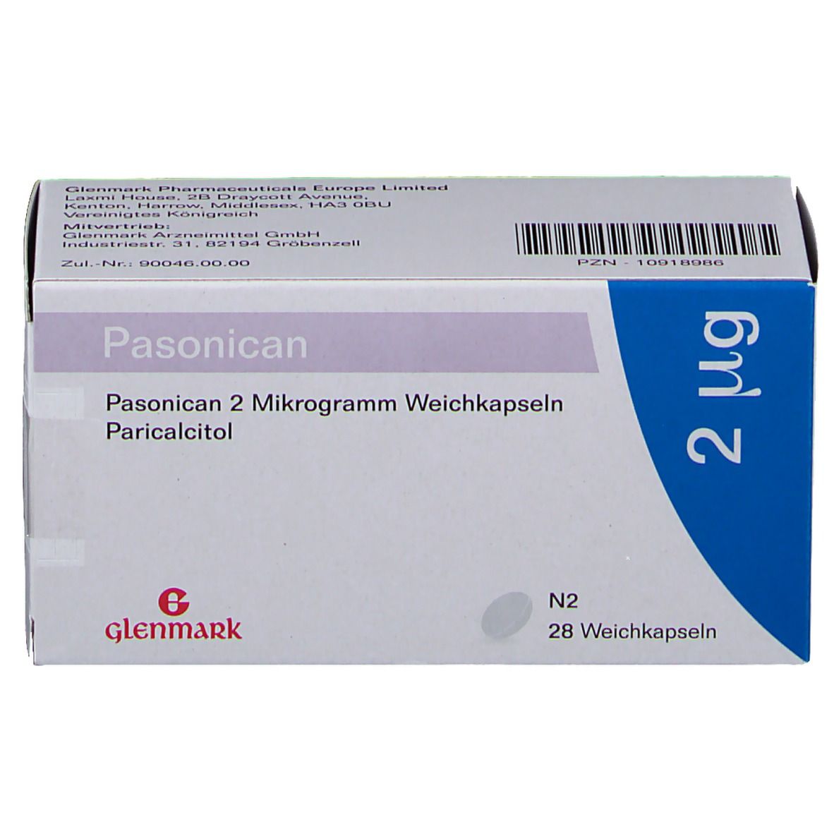 Pasonican 2 µg