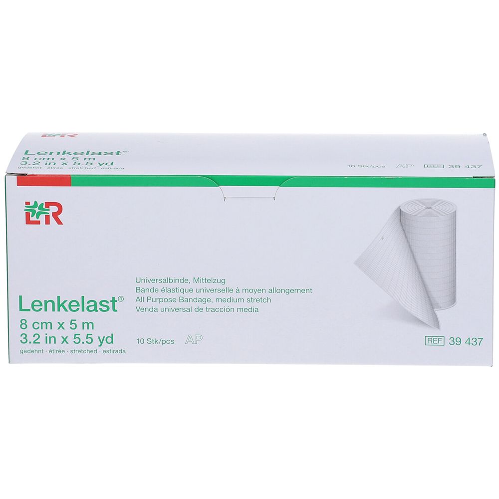 Lenkelast steril 8 cmx5 m einz.verpackt 10 St Binden