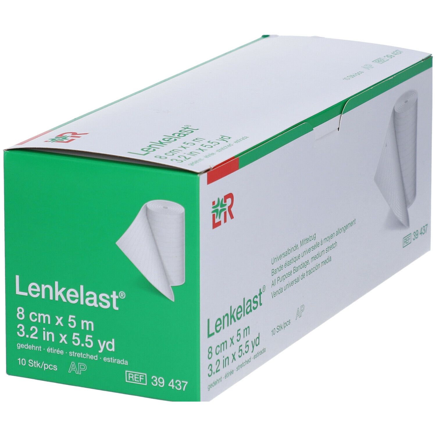 Lenkelast Universalbinde 8 cm x 5 m ohne Zellglas