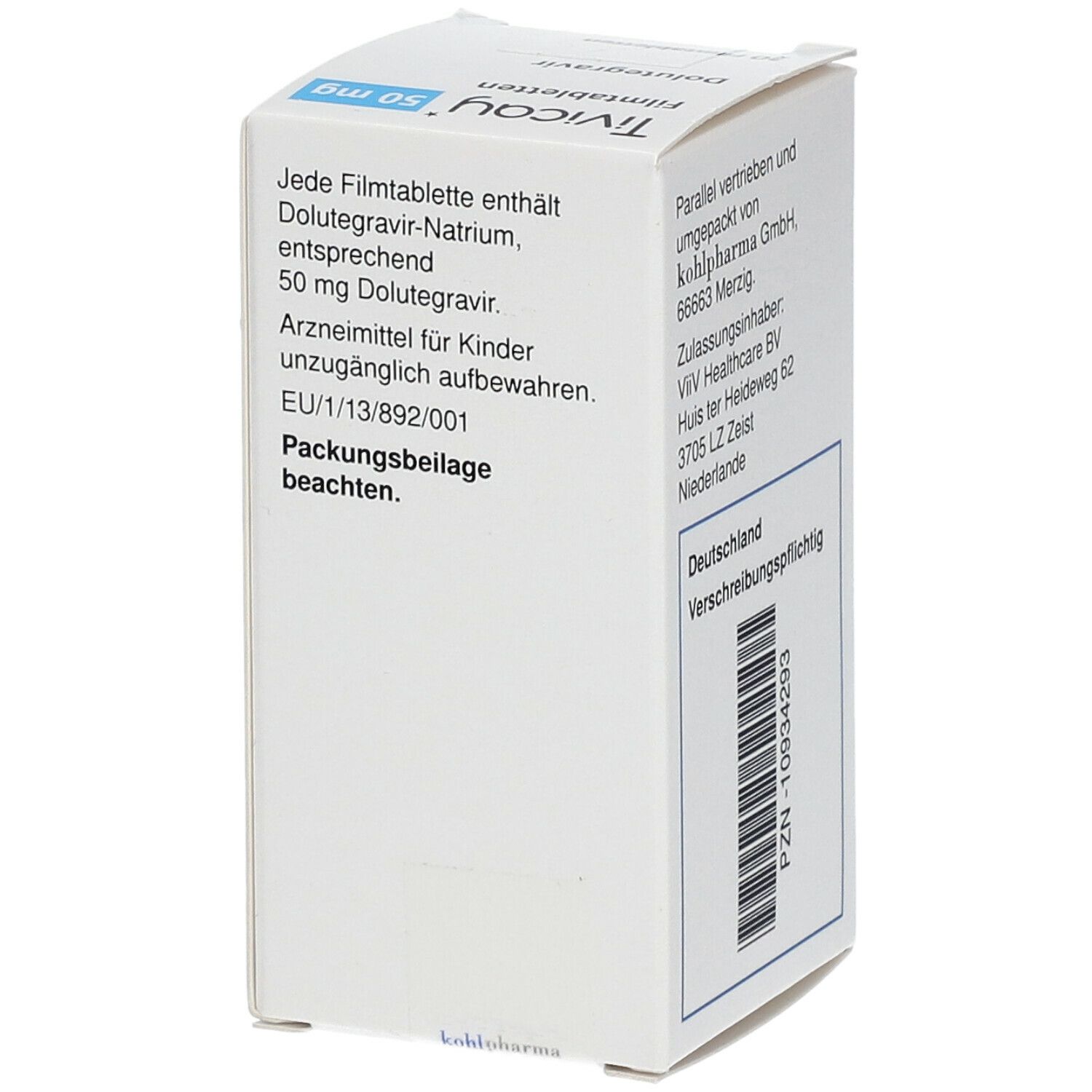 Tivicay 50 mg Filmtabletten 30 St