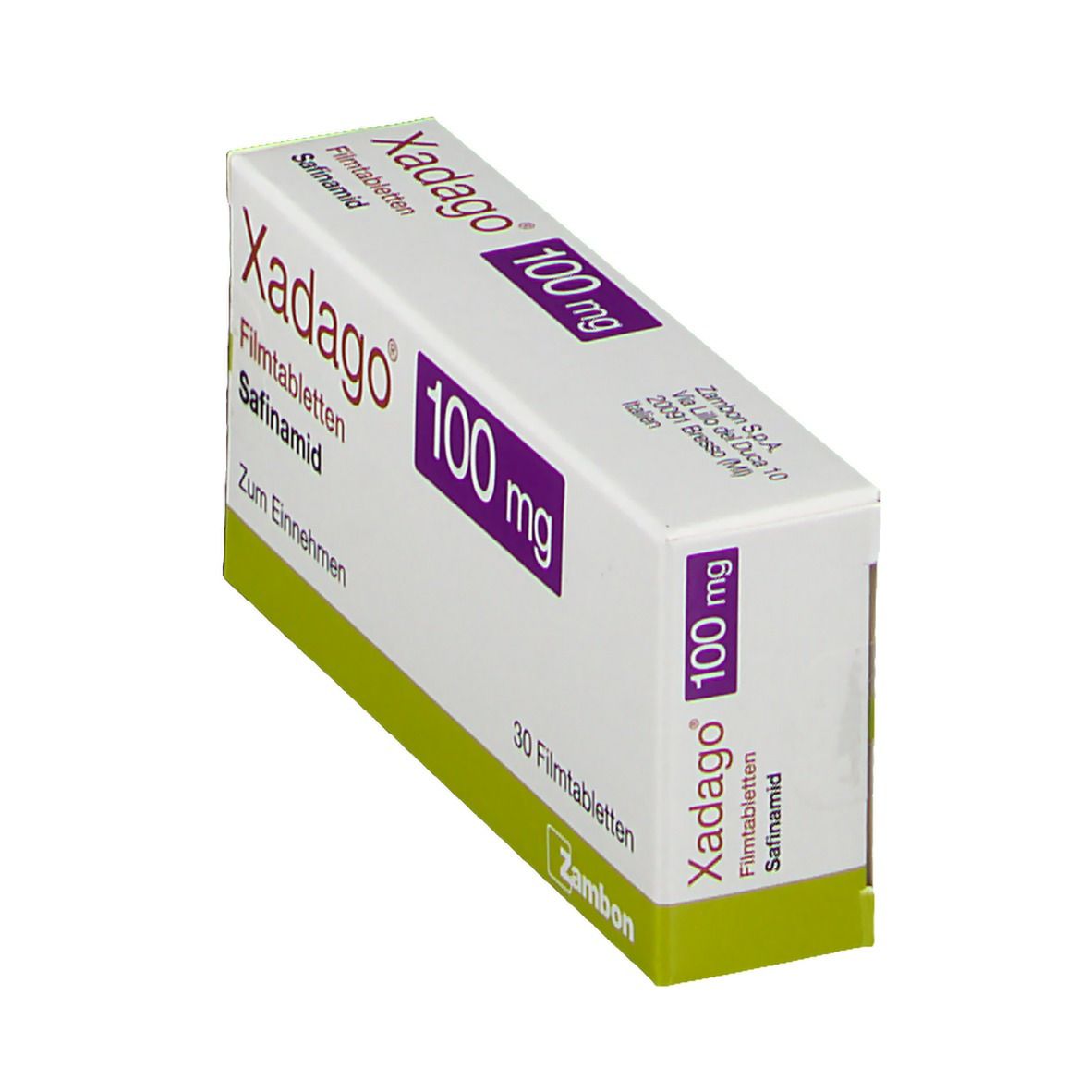 Xadago 100 mg Filmtabletten 30 St