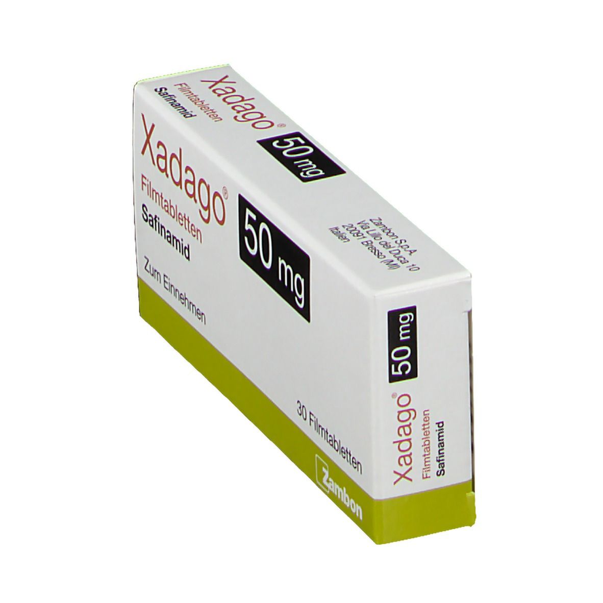 Xadago 50 mg Filmtabletten 30 St