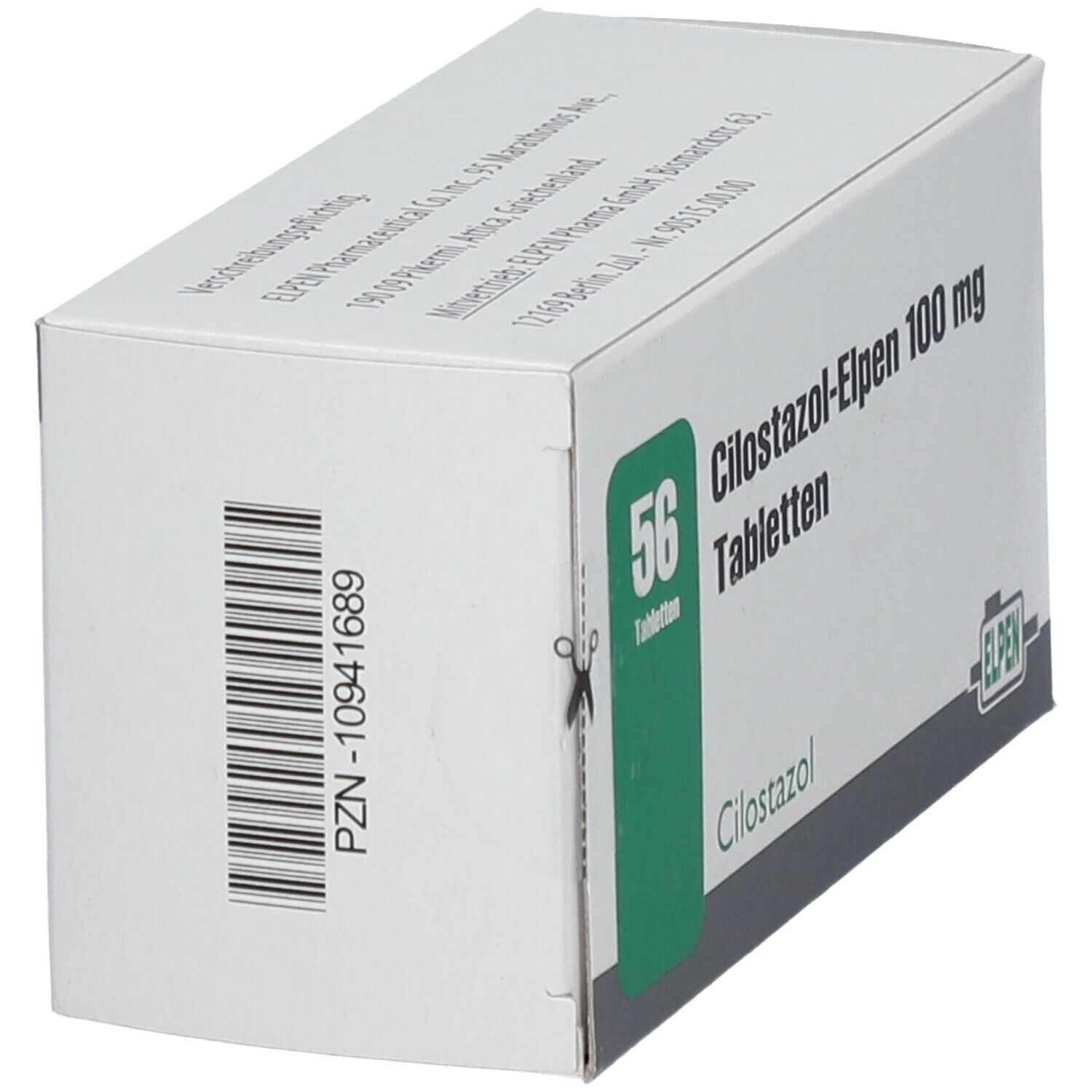 CILOSTAZOL-Elpen 100 mg Tabletten 56 St