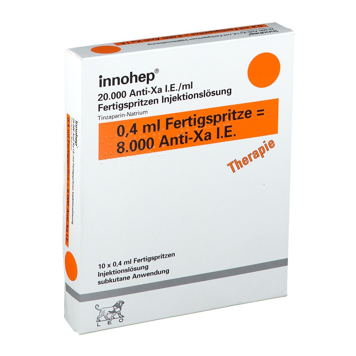Innohep® 20.000 Anti-Xa I.E./ ml 0,4 ml