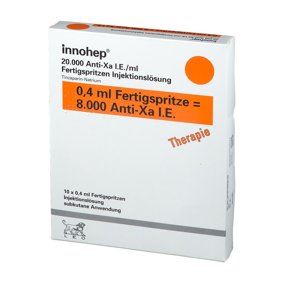 Innohep® 20.000 Anti-Xa I.E./ ml 0,4 ml