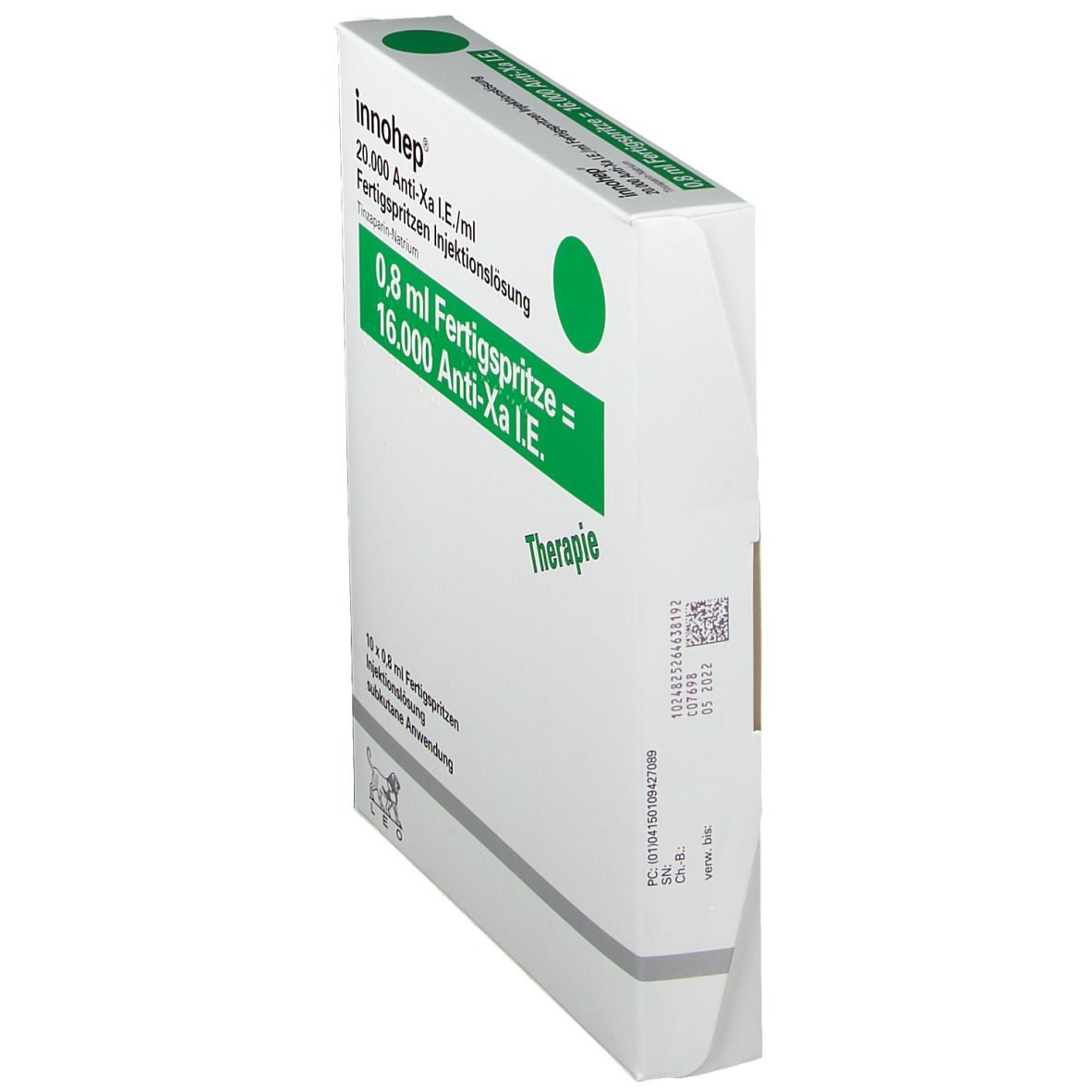 Innohep® 20.000 Anti-Xa I.E./ ml 0,8 ml