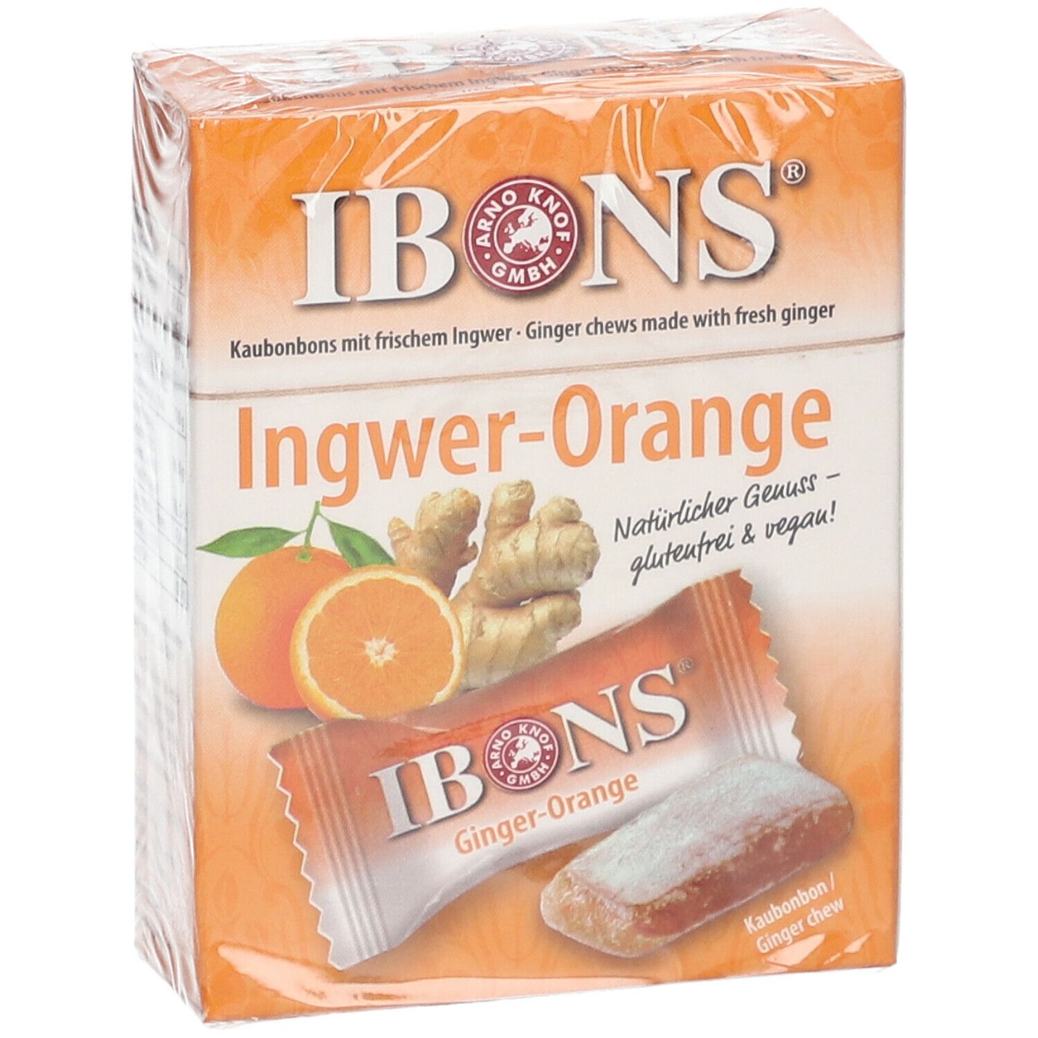 Original IBONS® Ingwer Bonbons Orange