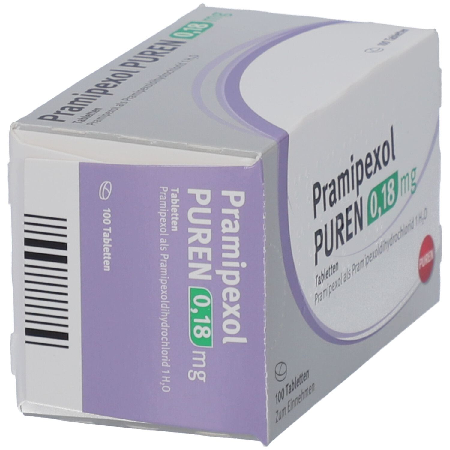 Pramipexol Puren 0,18 mg Tabletten 100 St